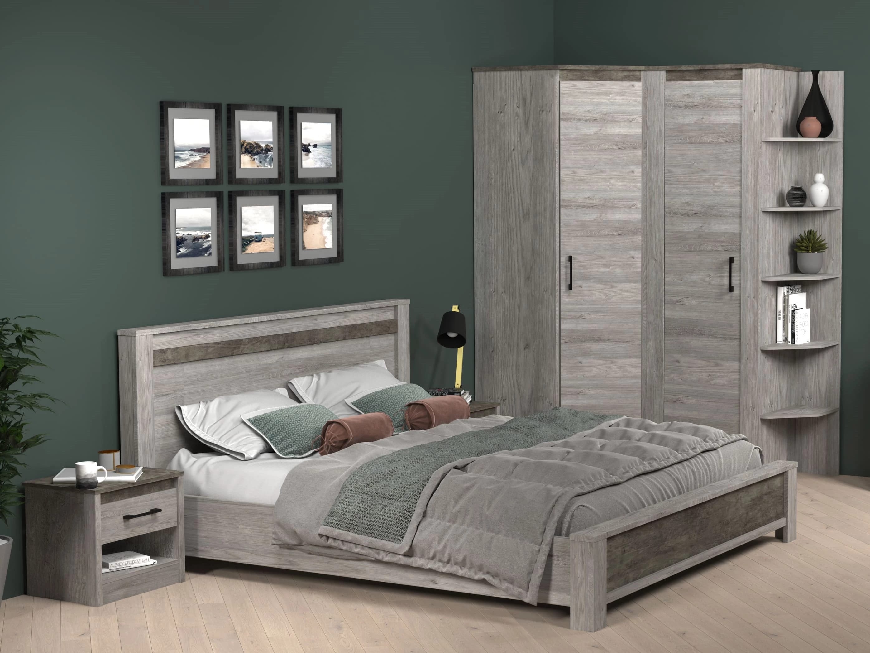 ДЕНВЕР NEW (риббек серый/камень темный) - фото 4