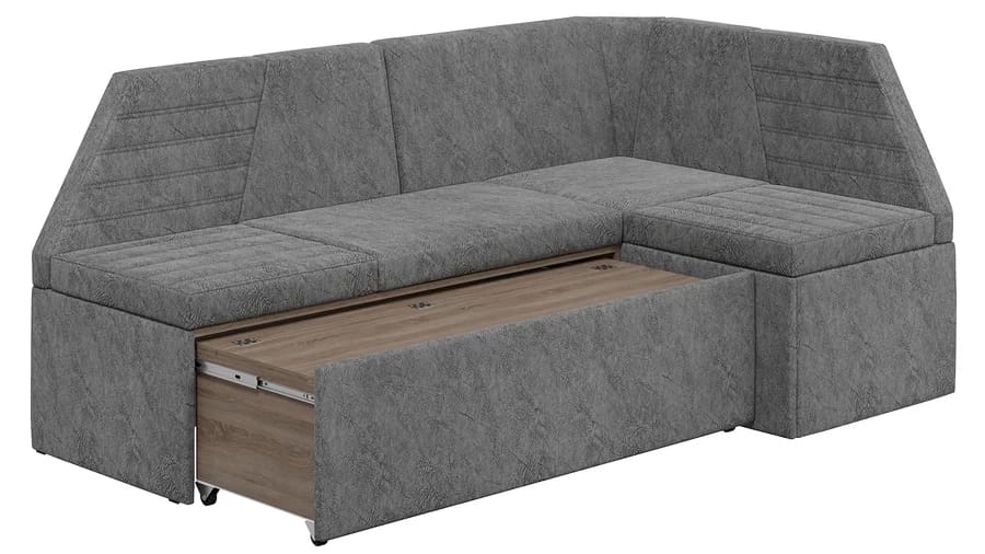 ЛОНДОН (Дуб сонома трюфель/Микровелюр Wellmart Silver) - фото 2