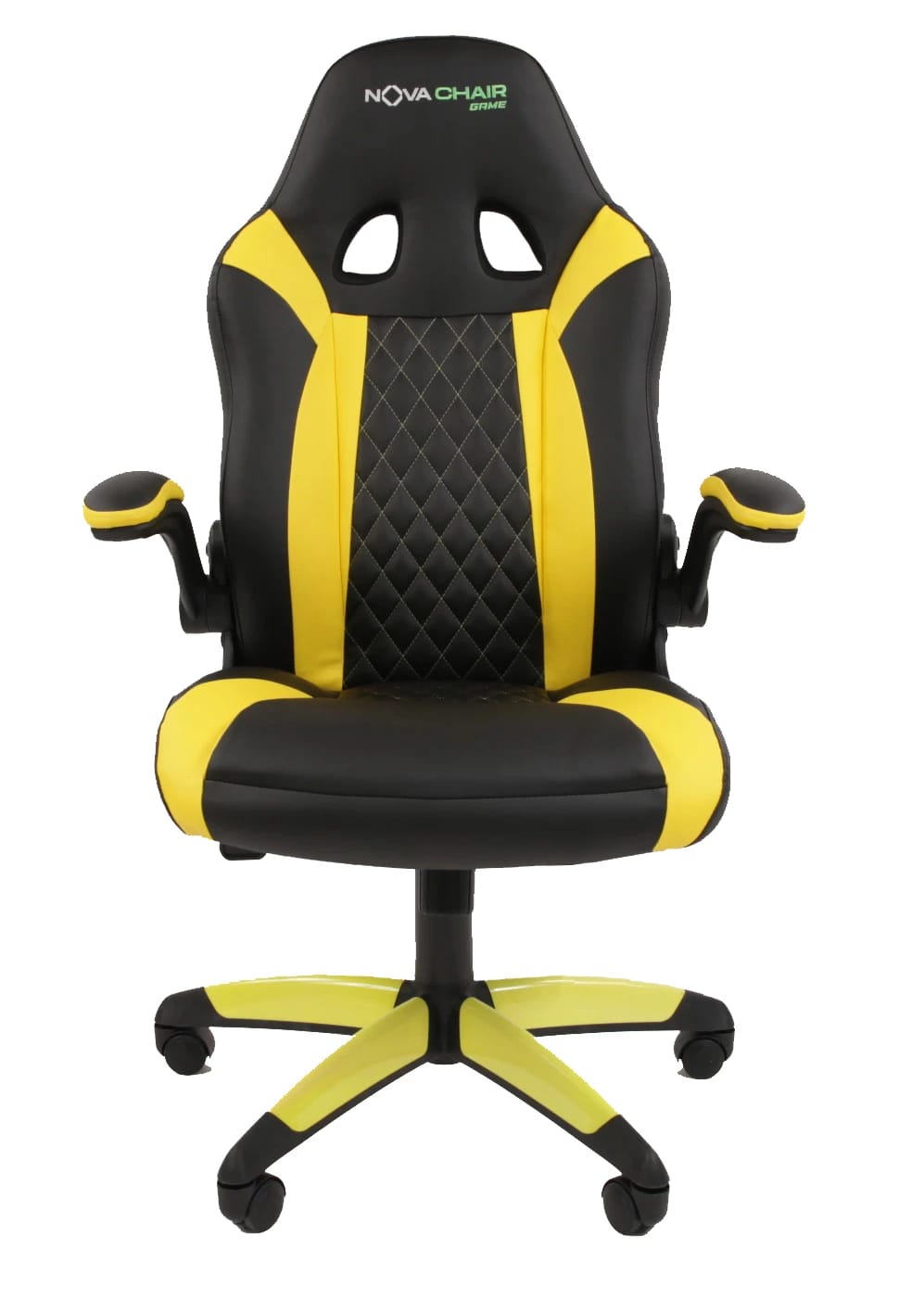 NOVA CHAIR GAME X2 (черно-желтый) - фото 2
