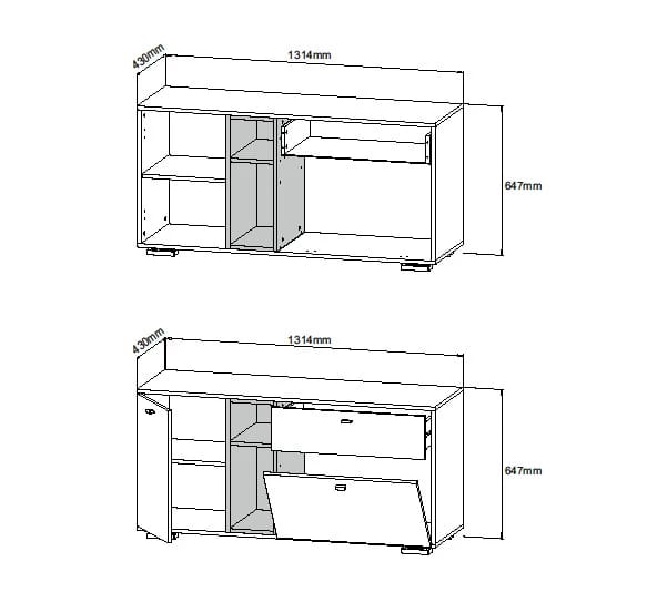 ЛАНС (белый/дуб бунратти) - фото 2