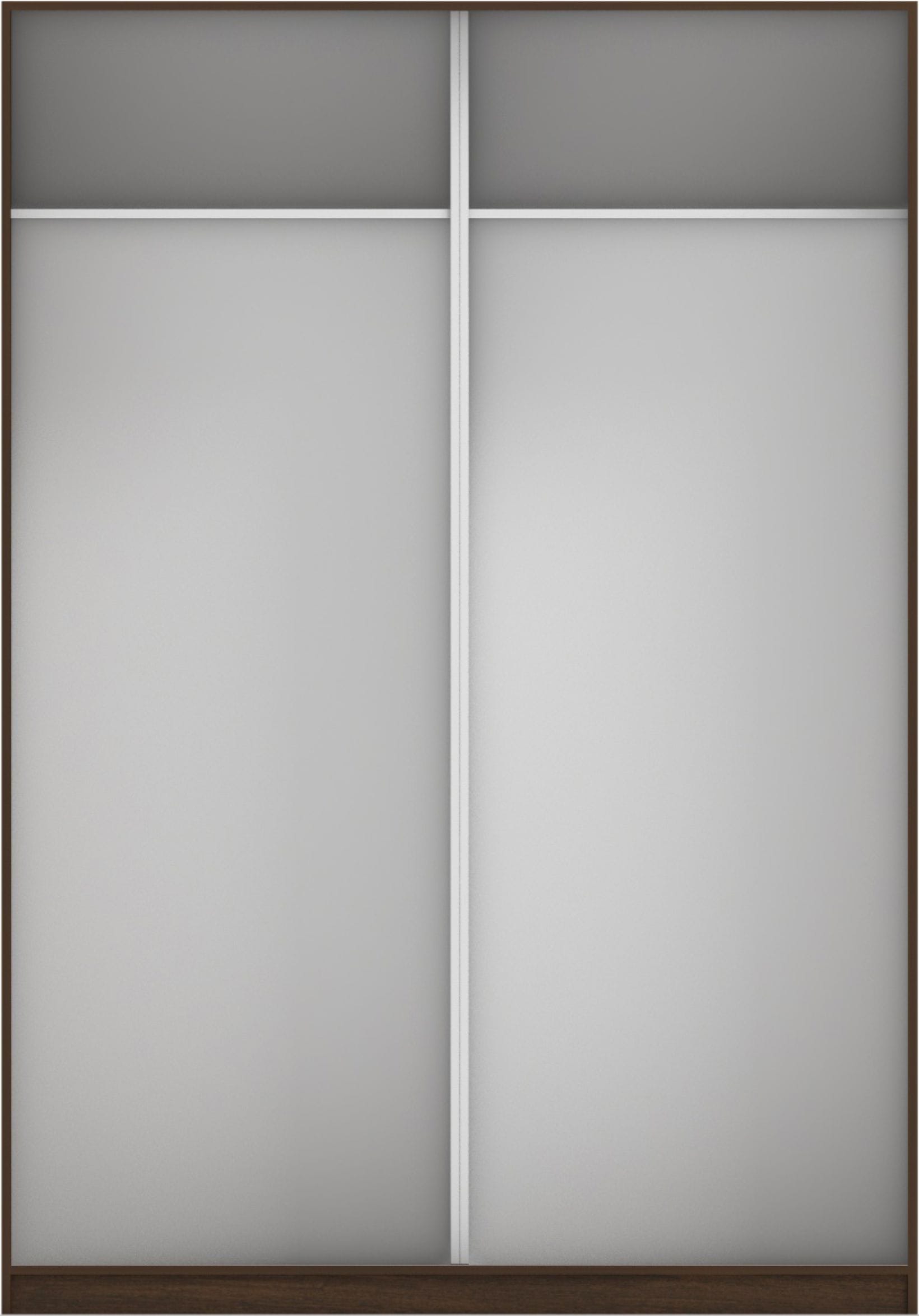 КОРПУС ШКАФА 1600*600*2300 ММ С АНТРЕСОЛЬНЫМИ ПОЛКАМИ (Корпус: ВЕНГЕ ТЕМНЫЙ, Наполнение: БЕЛЫЙ шагрень) - фото 3