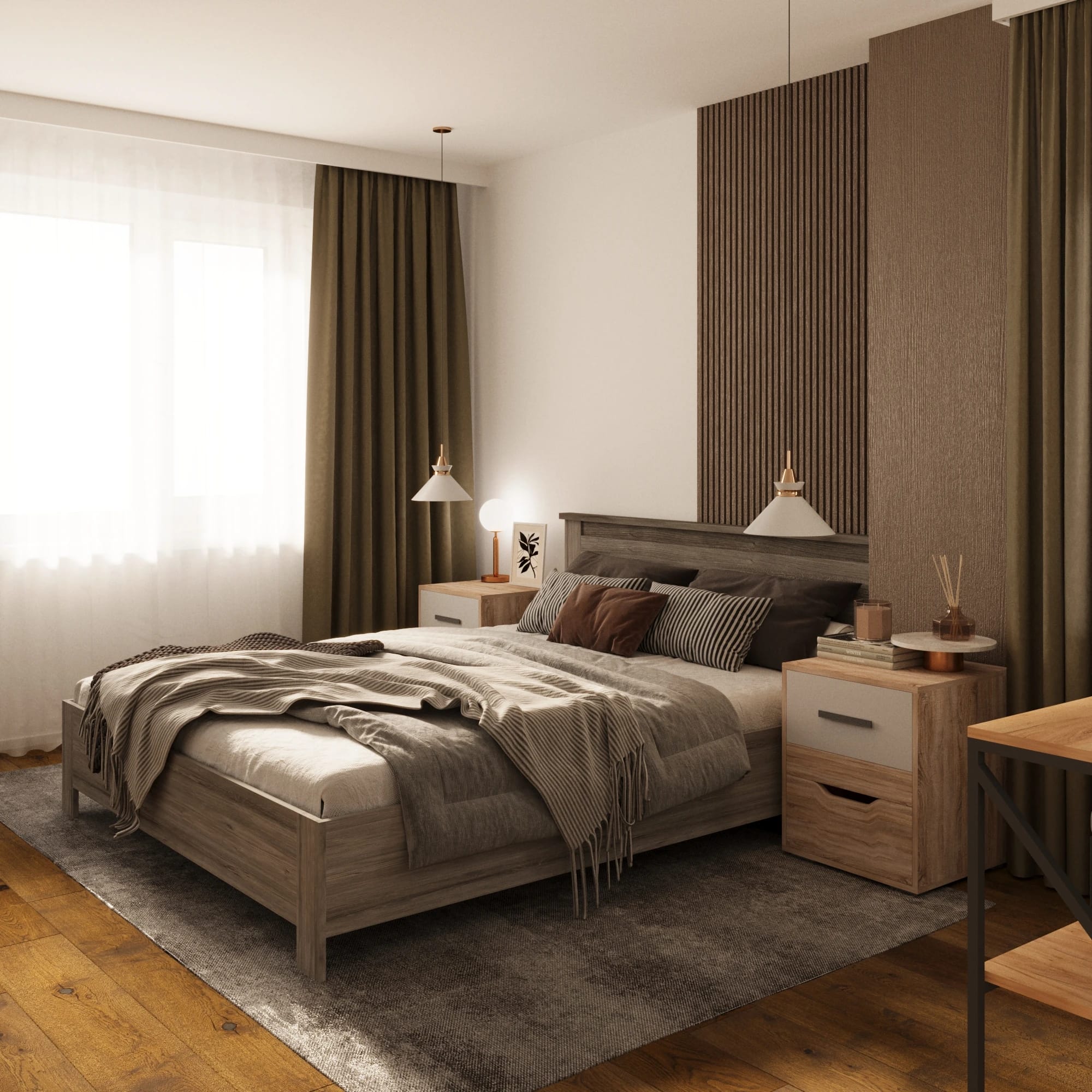 ДЕНВЕР (риббек серый/камень темный) - фото 2